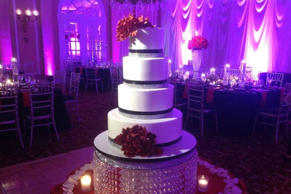 Gourmet wedding cake