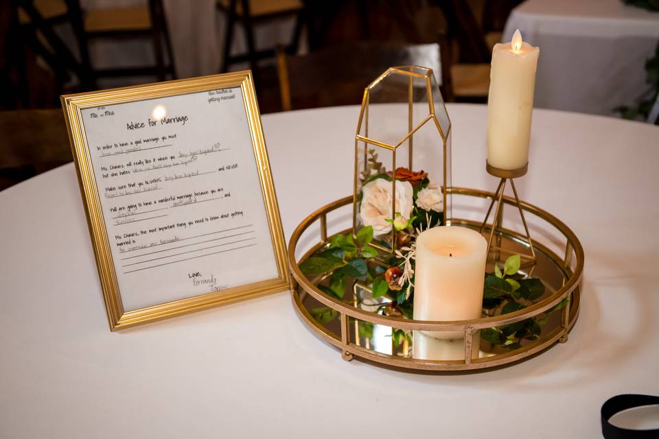 Reception Tables