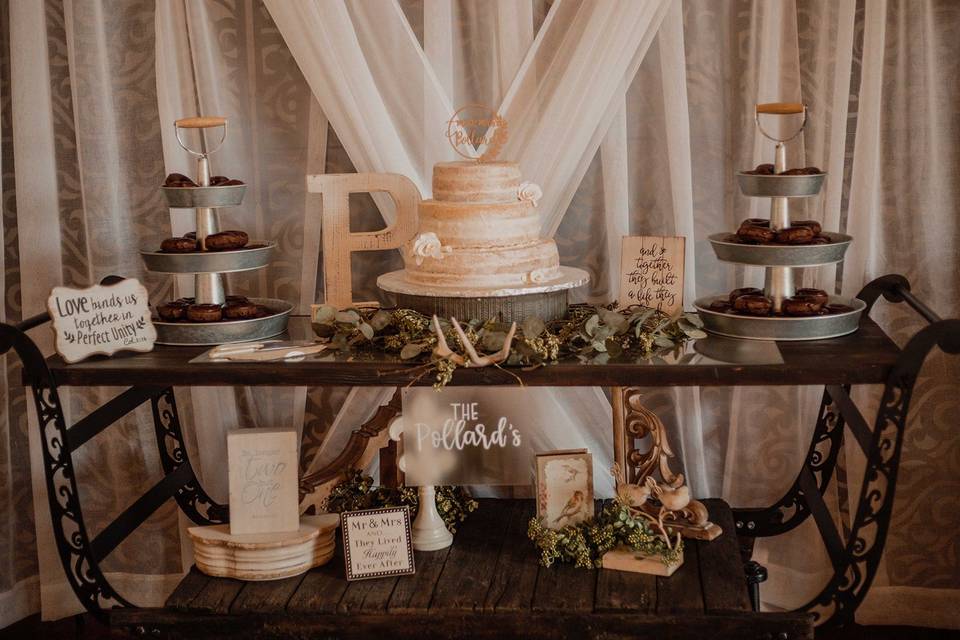 Antique Cake Cart