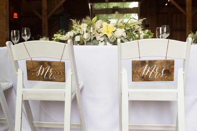 White chairs