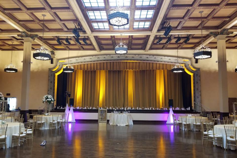 The Prado Balboa We did the lighting for this elegant wedding