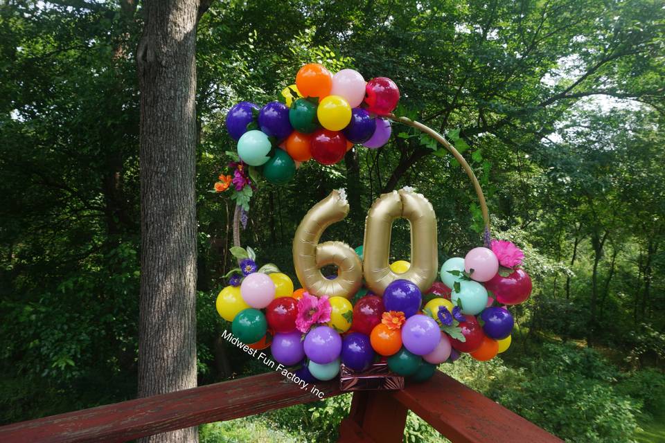 60 year anniversary balloon