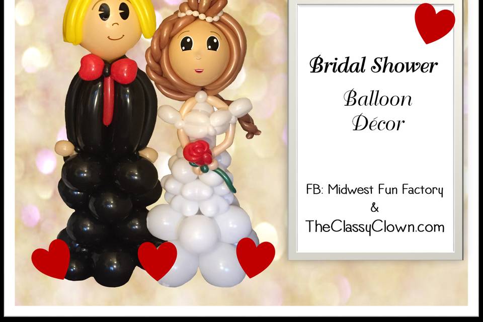 Bridal Shower Balloon People