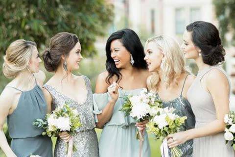 Bridesmaids mix and match