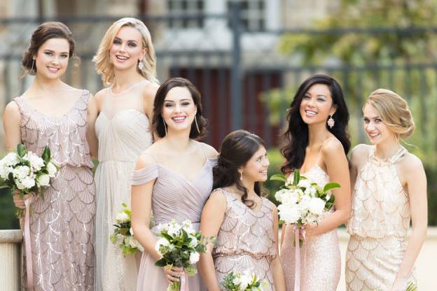 Bridesmaids mix and match