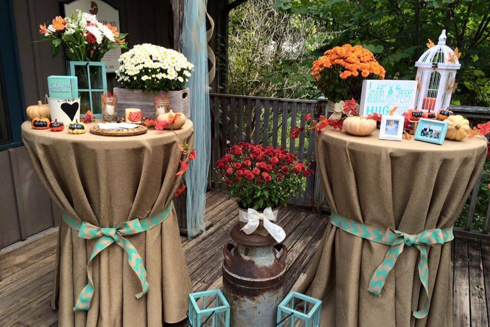 Rustic cocktail table