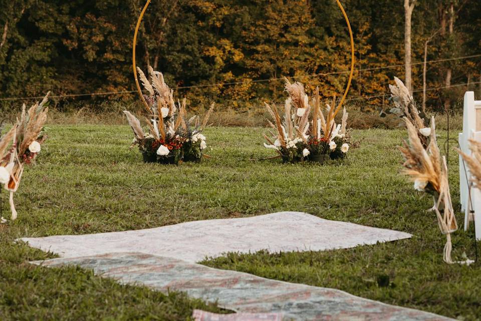 Outdoor ceremony