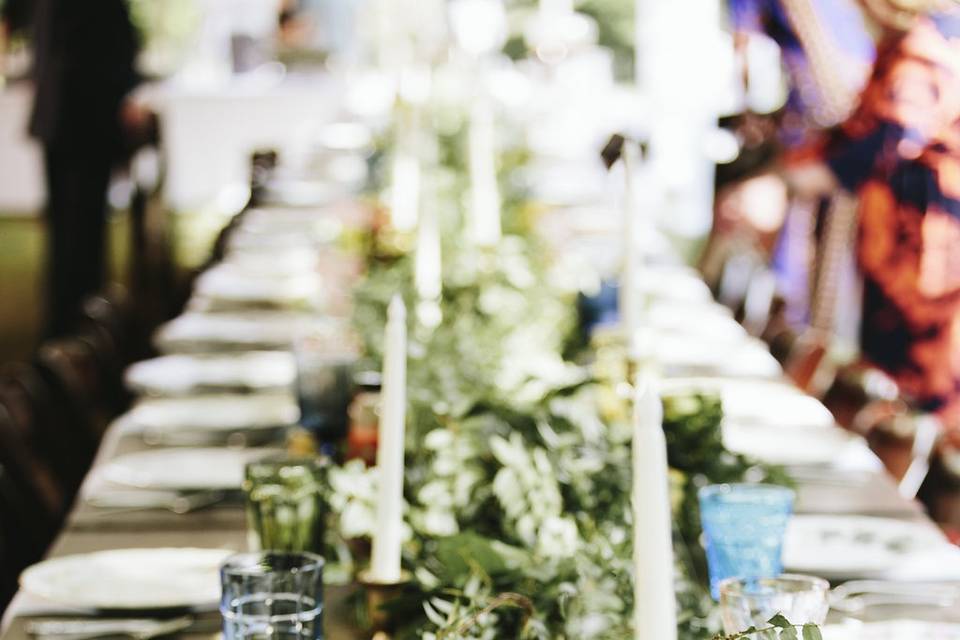 Green decor | Natalie E Photography