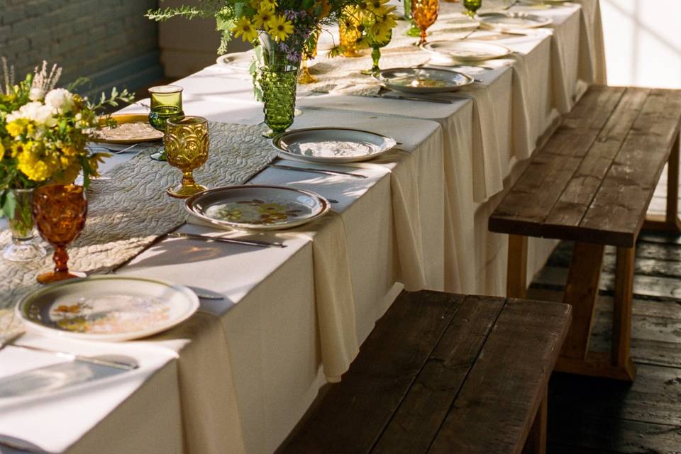 Southern Vintage Table | Live View Studios Photography