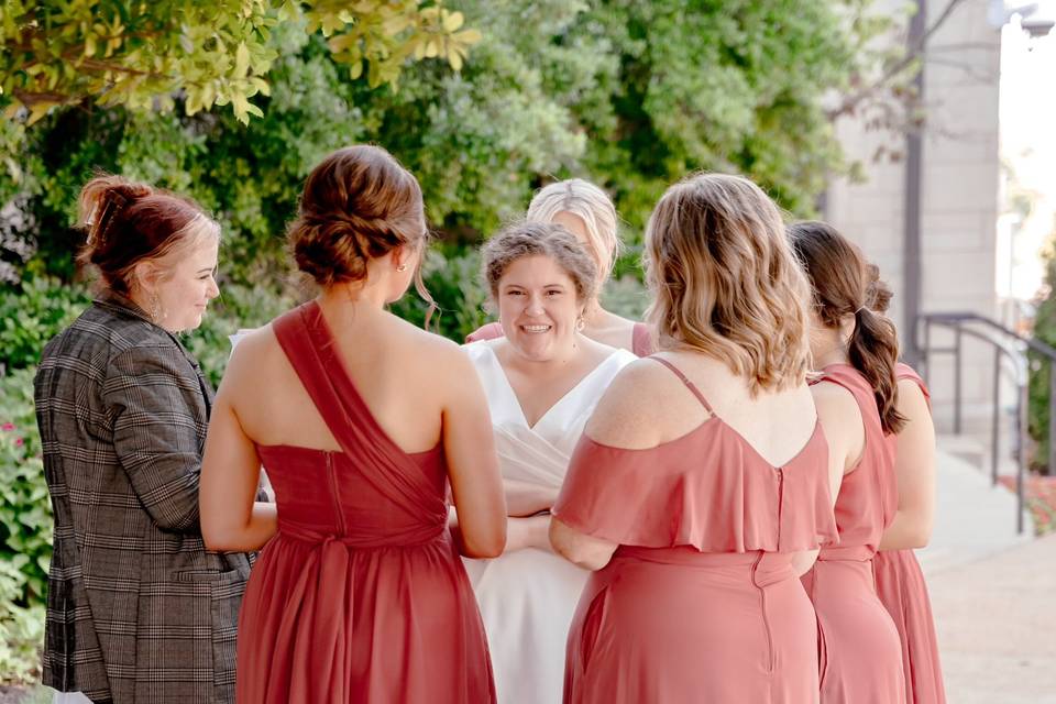 Before the ceremony