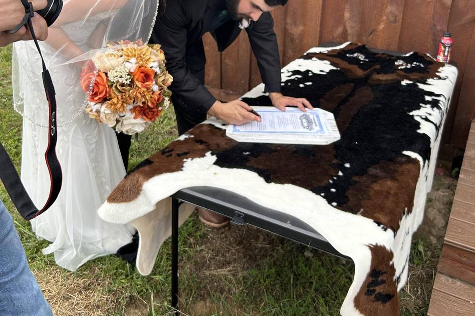 Signing