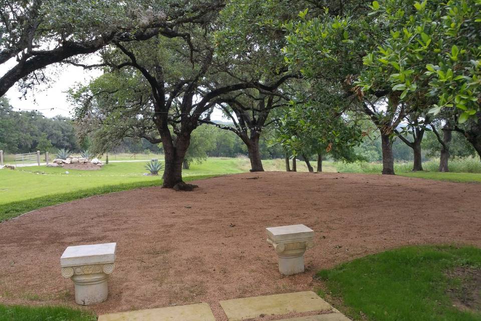 Ceremony, reception, dance floor, can hold up to 200 attendees