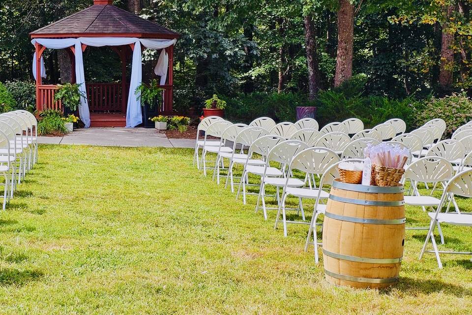 Outdoor wedding