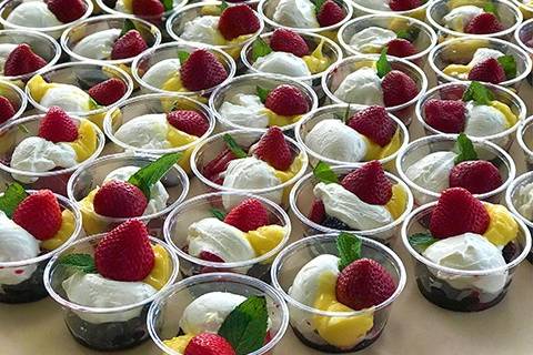 Fresh fruit partfaits