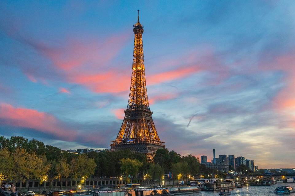 Paris at night