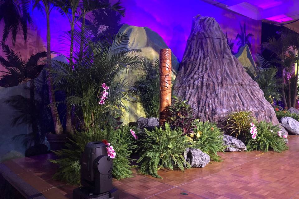A tropical scene