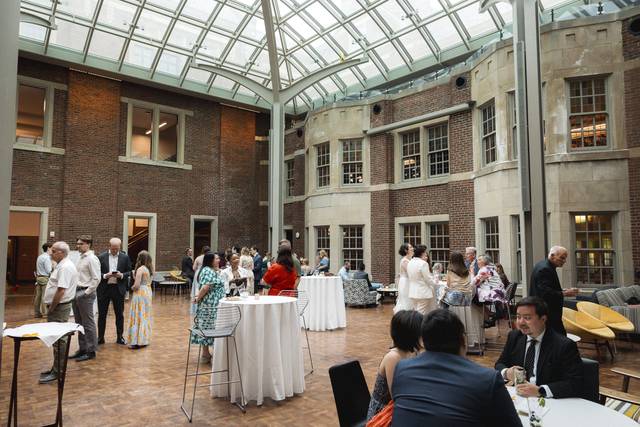 Cocktail Hour in the Courtyard