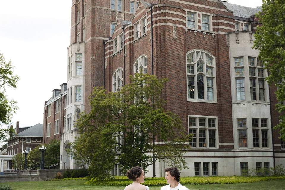 In front of the Union