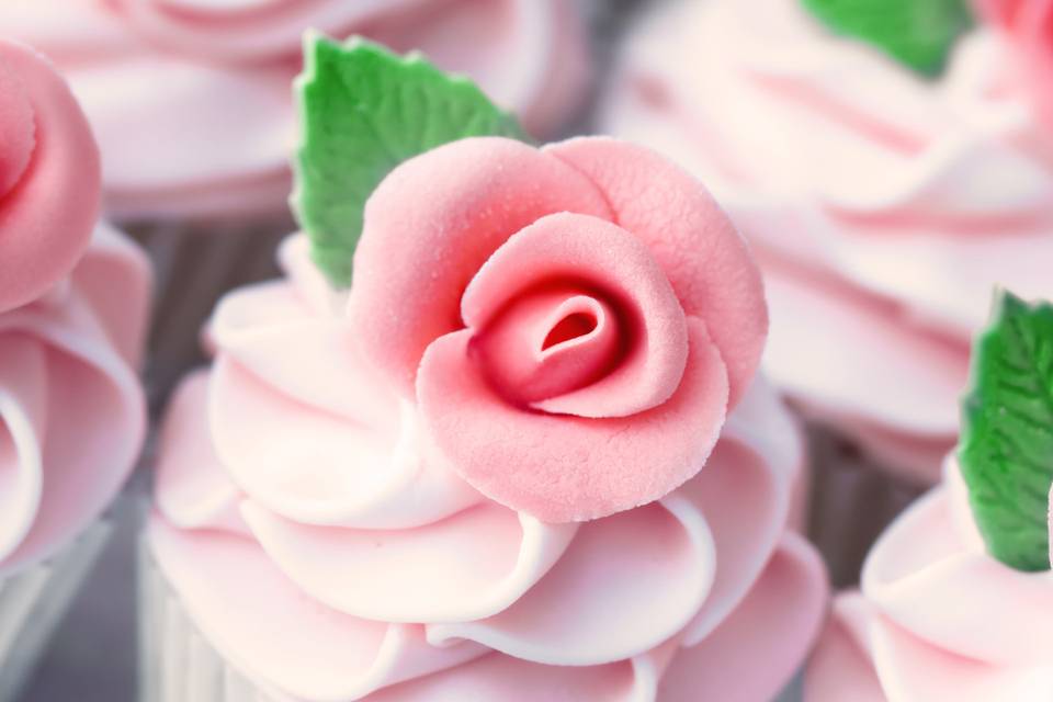 Cupcake with Rose