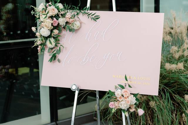 Wedding Welcome Sign