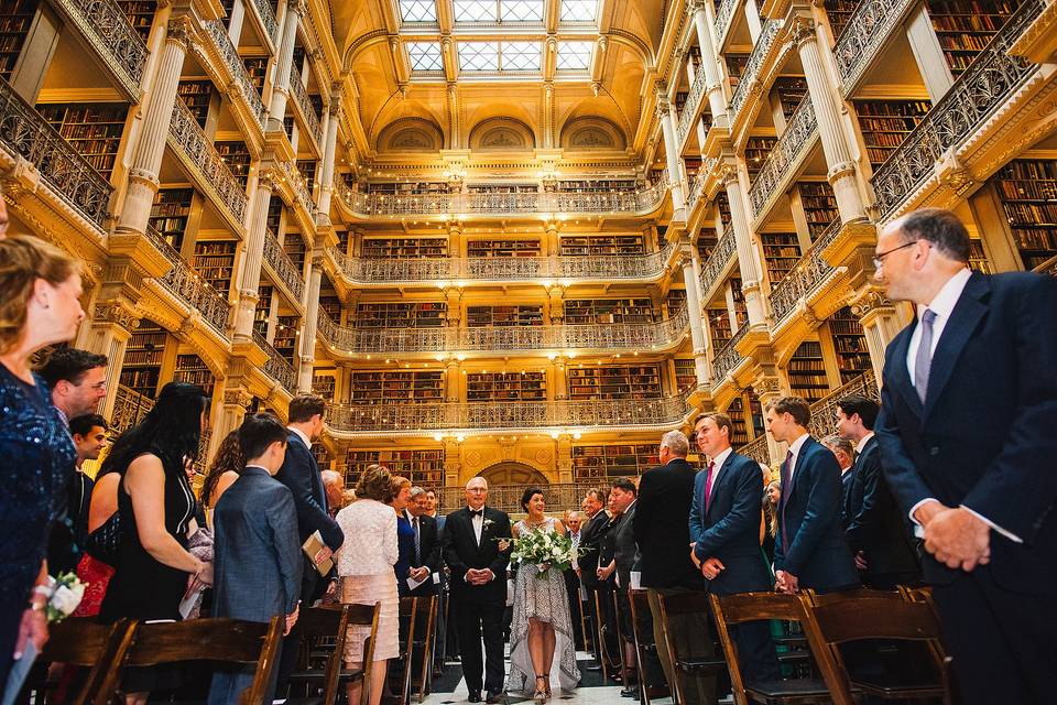 Bride's father gives his blessing