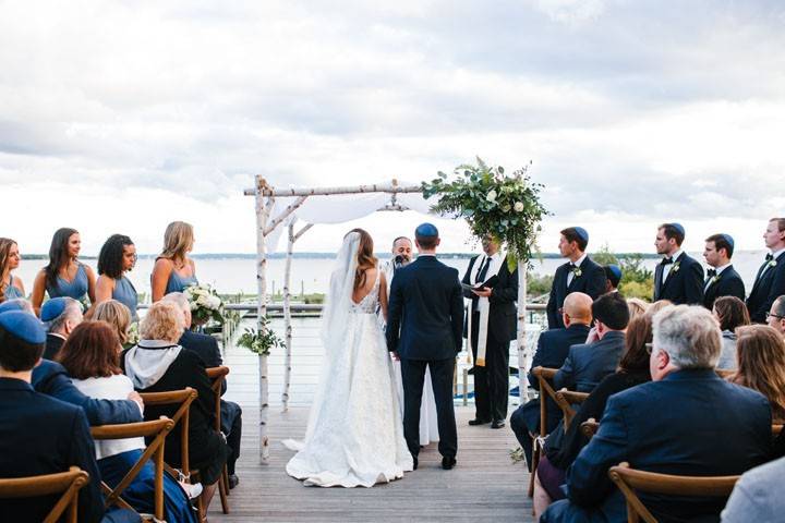 Ceremony on the balcony