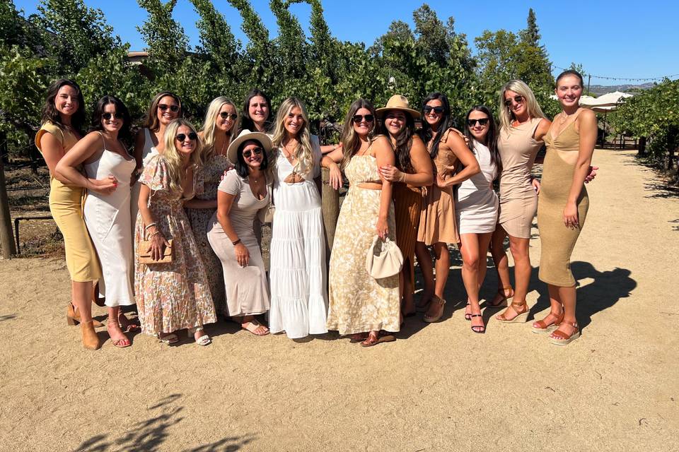 Napa Valley Wine Bachelorette