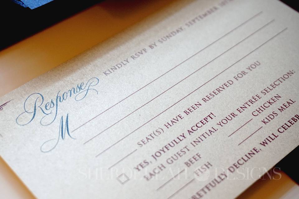 RSVP Card & Envelope