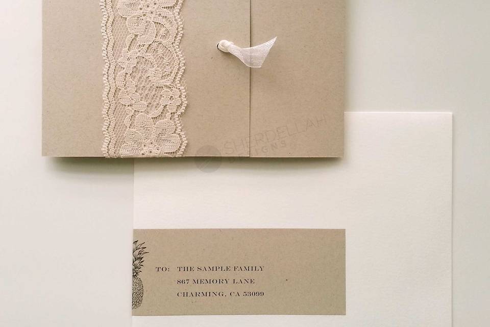 Tie-the-Knot Invitations