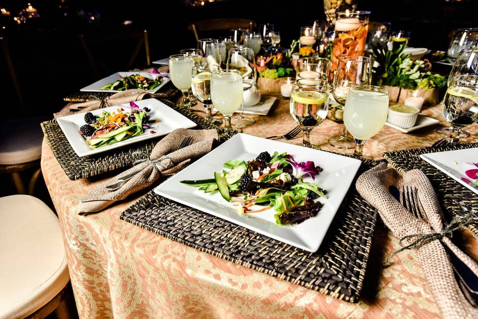 Plated Spring Greens