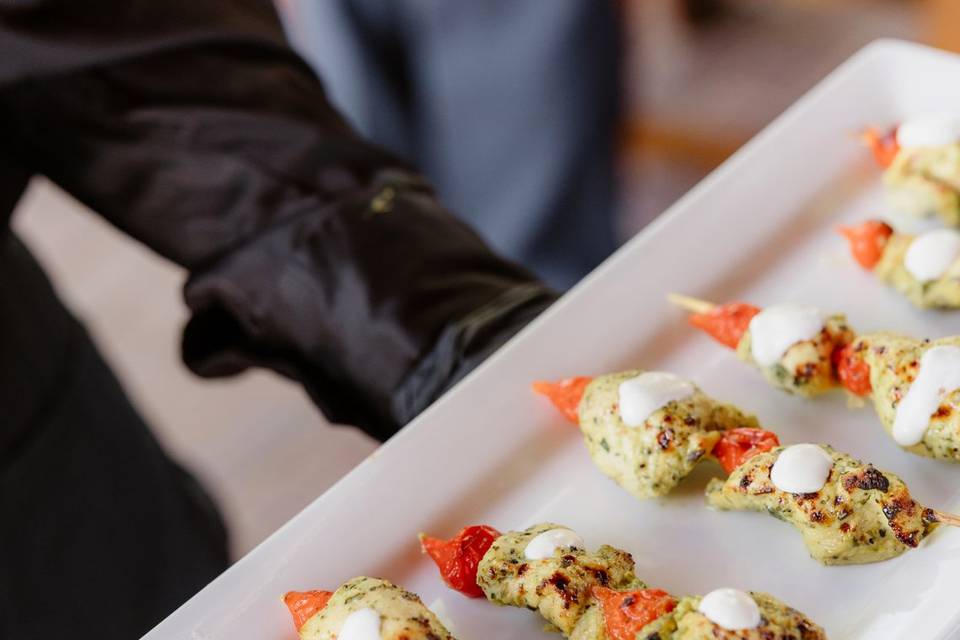 Meyer Lemon Chicken Skewer