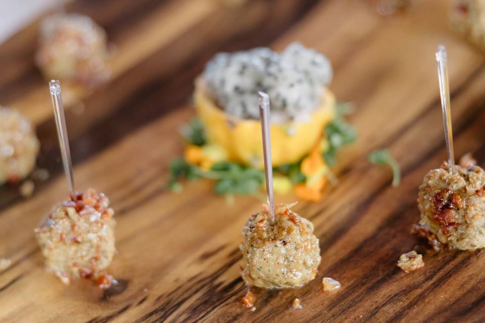 Bacon and Bourbon Meatballs