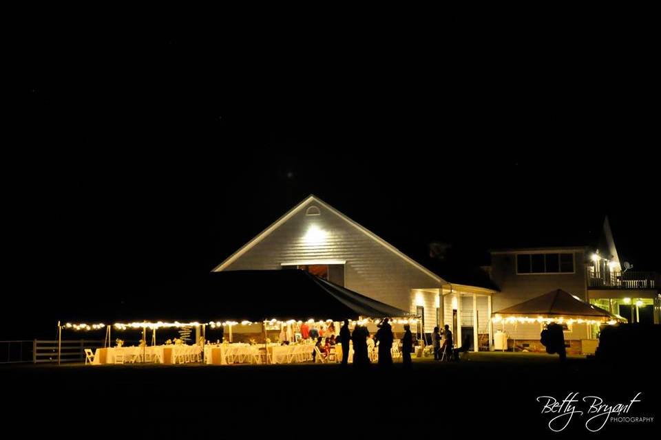 Tented Reception at Barn