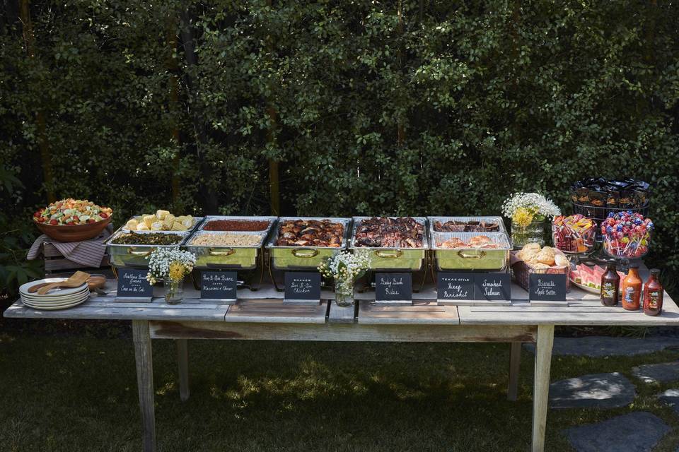 Catering setup