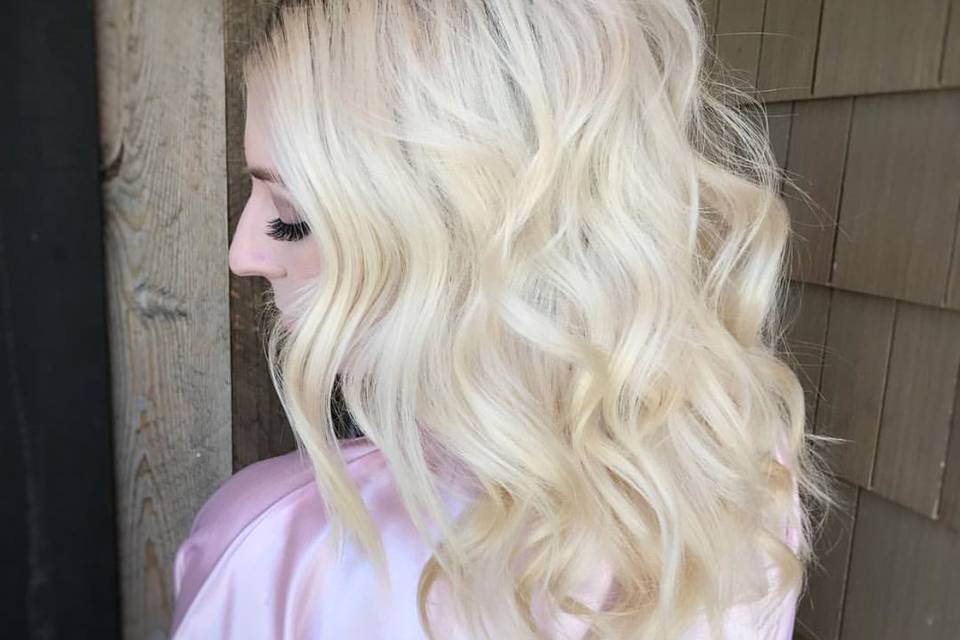 Textured and wavy