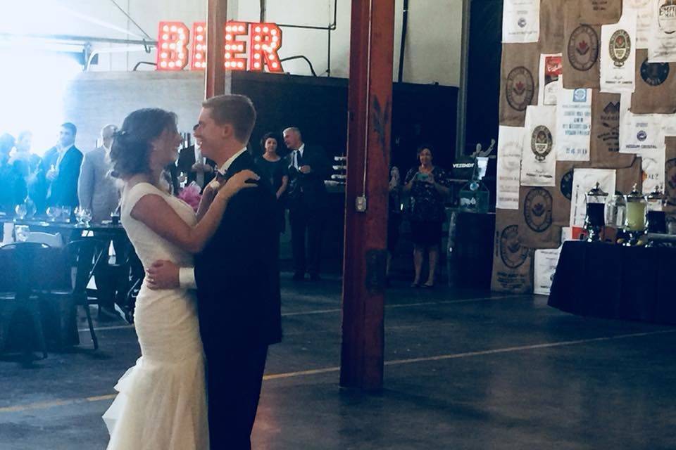Couple dancing