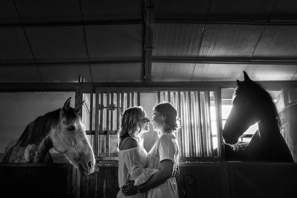 Same-sex wedding in tuscany