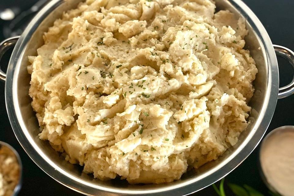 Garlic Parmesan Mashed Potatoe