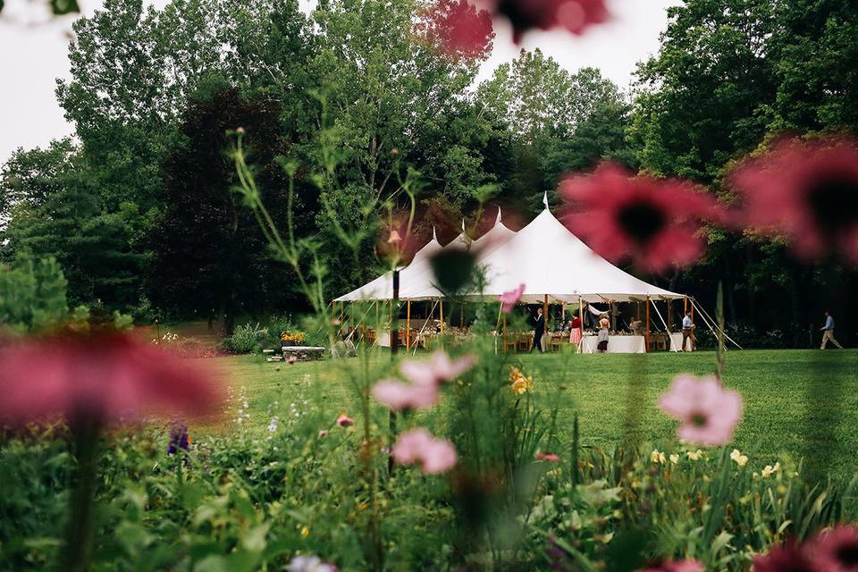 Exterior of the tent