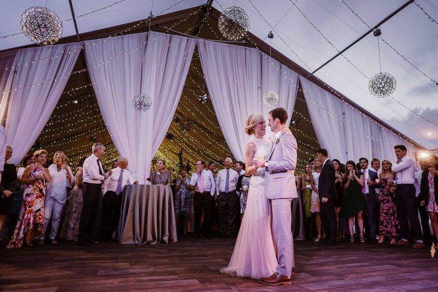 First dance as newlyweds