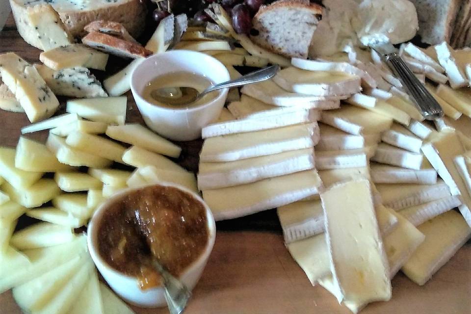A Selection of Artisanal Cheeses