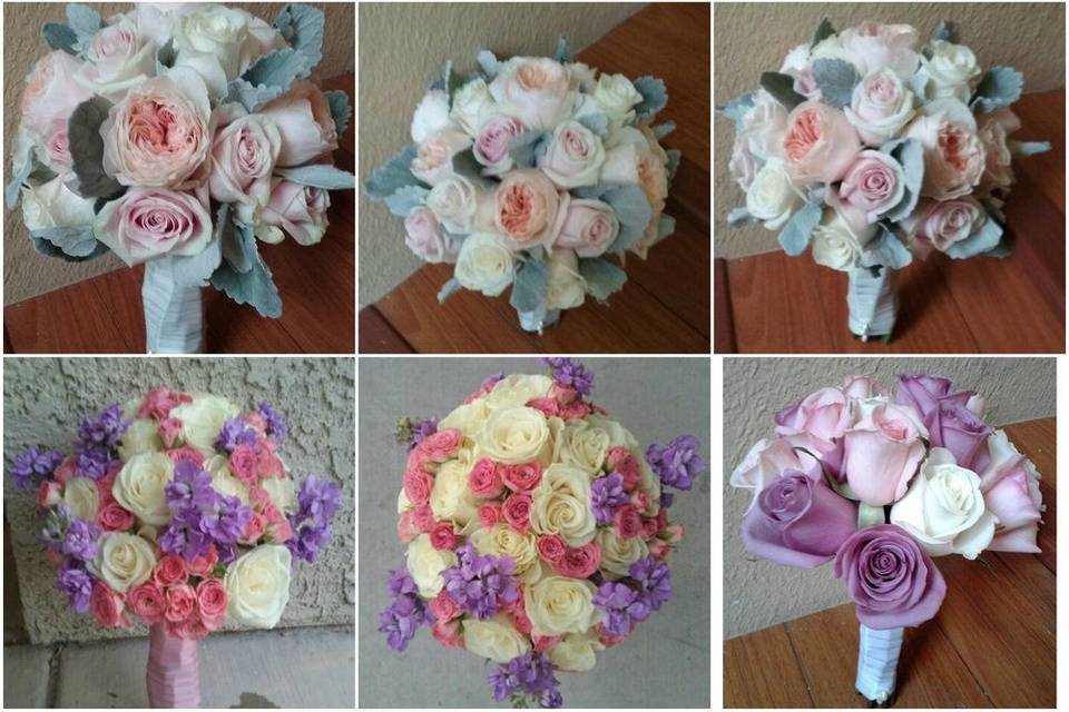 Pink & Blush Bouquets#blushbouquets