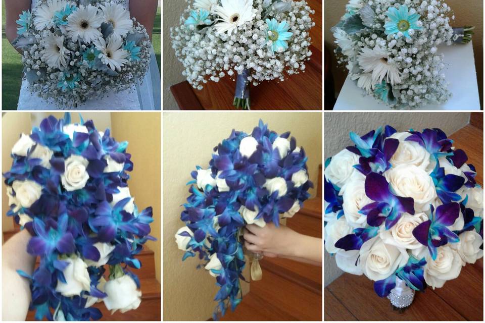 Blue & Purple Bouquets#bluepurplebouquets