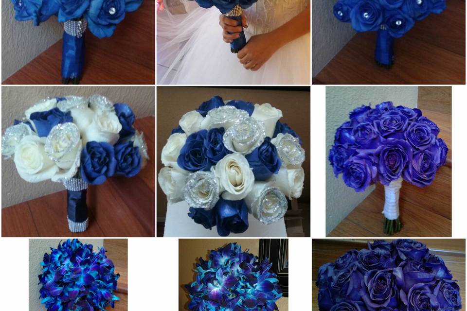 Blue Bouquets#bluebouquets