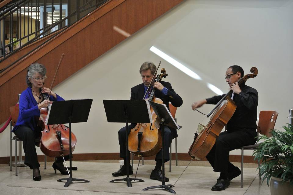 BraviCelli Cello Trio, Mills Breast Cancer Institute Music Series