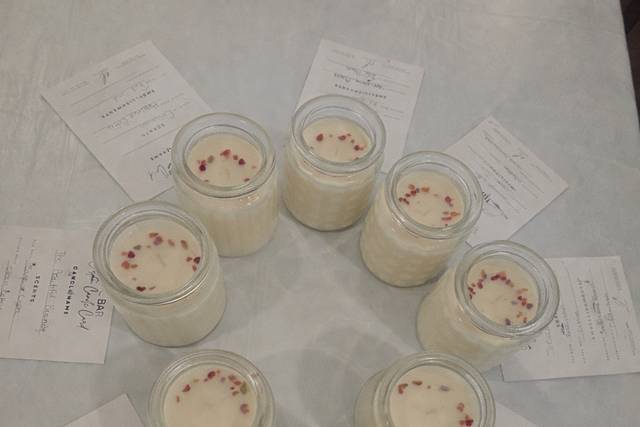 Off-site Bachelorette Candles