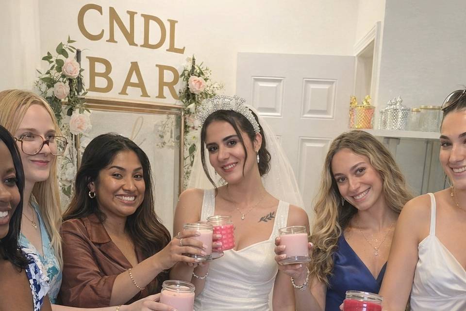 In-studio Candle Making
