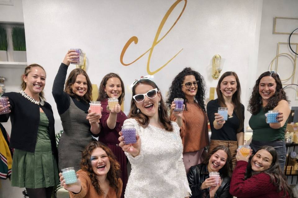 In-studio Candle Making