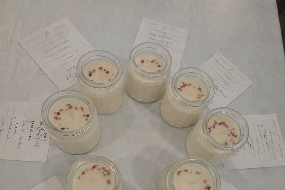 Off-site Bachelorette Candles