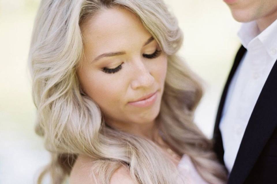 Engagement Shoot on Makeup on Lindsey